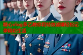 糖心vlog多乙教你用特效滤镜轻松记录精彩生活