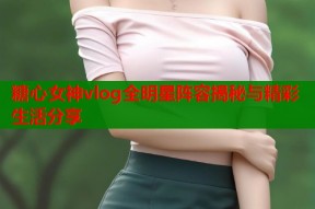 糖心女神vlog全明星阵容揭秘与精彩生活分享