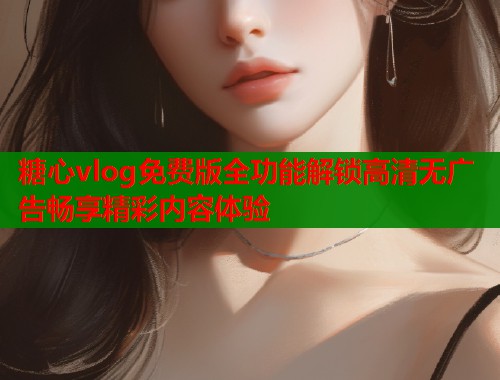 糖心vlog免费版全功能解锁高清无广告畅享精彩内容体验  第1张