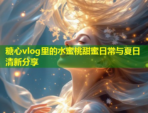 糖心vlog里的水蜜桃甜蜜日常与夏日清新分享  第1张