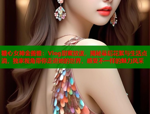 糖心女神金善雅：Vlog甜蜜放送，揭秘幕后花絮与生活点滴，独家视角带你走进她的世界，感受不一样的魅力风采  第1张