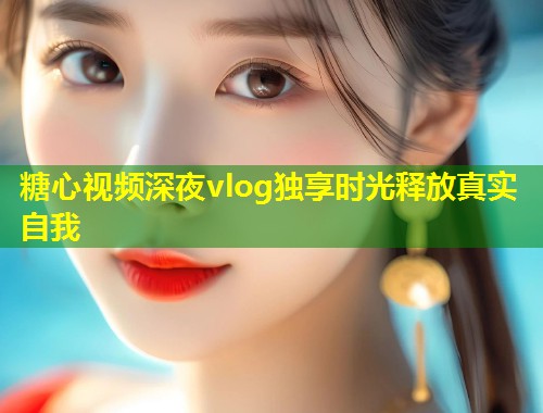 糖心视频深夜vlog独享时光释放真实自我  第1张