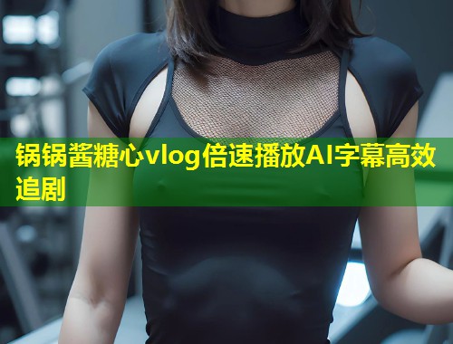 锅锅酱糖心vlog倍速播放AI字幕高效追剧  第1张